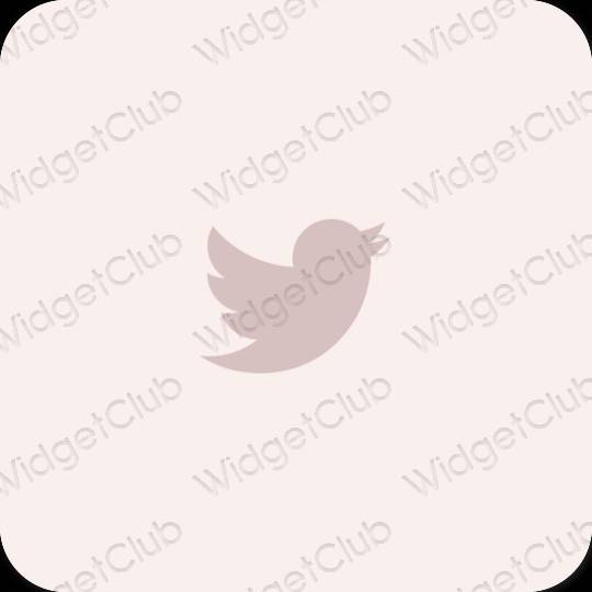 Aesthetic Twitter app icons