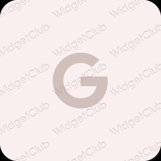 Aesthetic Google app icons