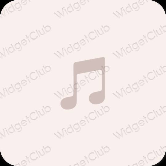 Icônes d'application Apple Music esthétiques