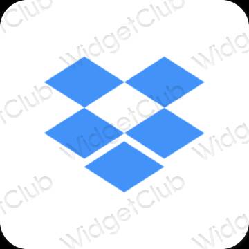 Estética Dropbox ícones de aplicativos