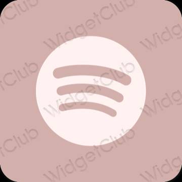 Icônes d'application Spotify esthétiques