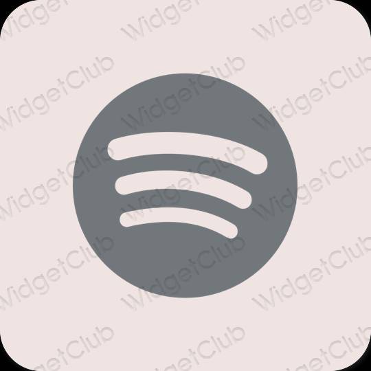 نمادهای برنامه زیباشناسی Spotify