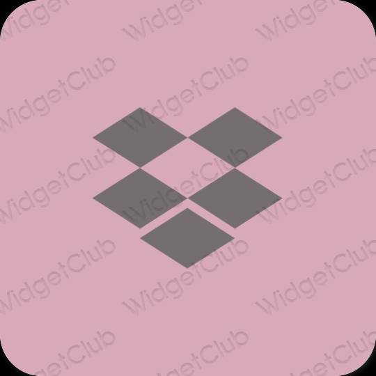 Esthetische Dropbox app-pictogrammen