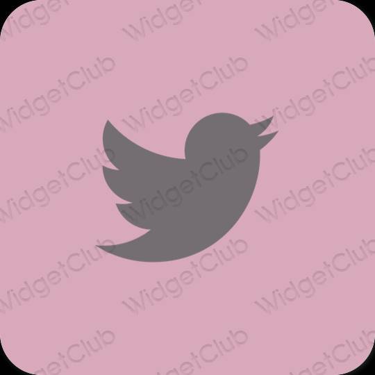 Icone delle app Twitter estetiche