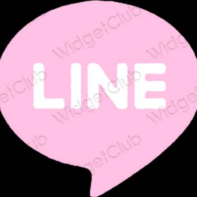 Ästhetische LINE App-Symbole