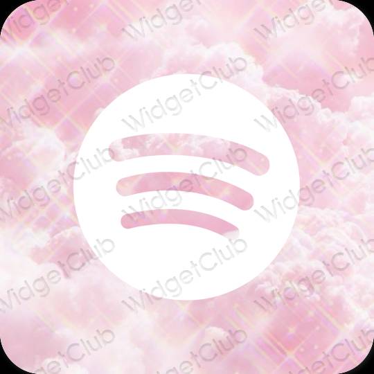 Icônes d'application Spotify esthétiques