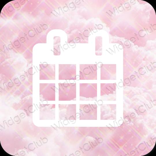 Esthetische Calendar app-pictogrammen