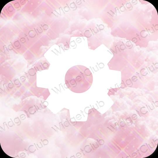 Esthetische Settings app-pictogrammen