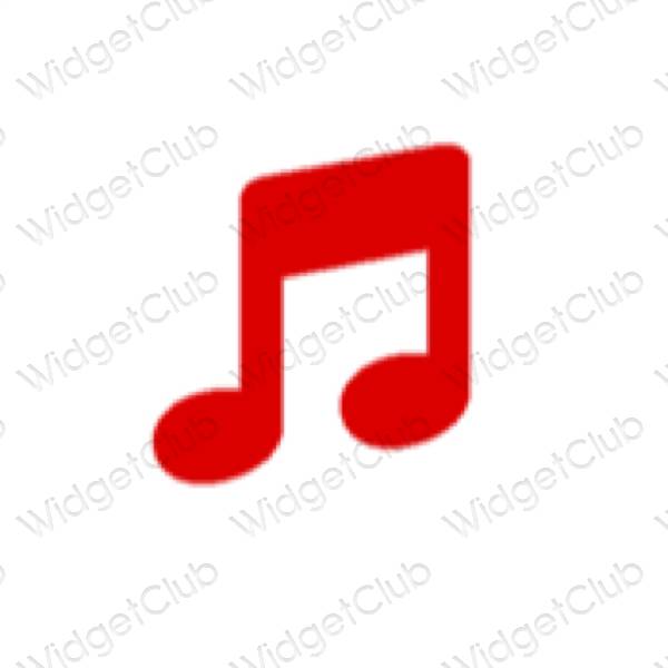 Estetické ikony aplikací Apple Music