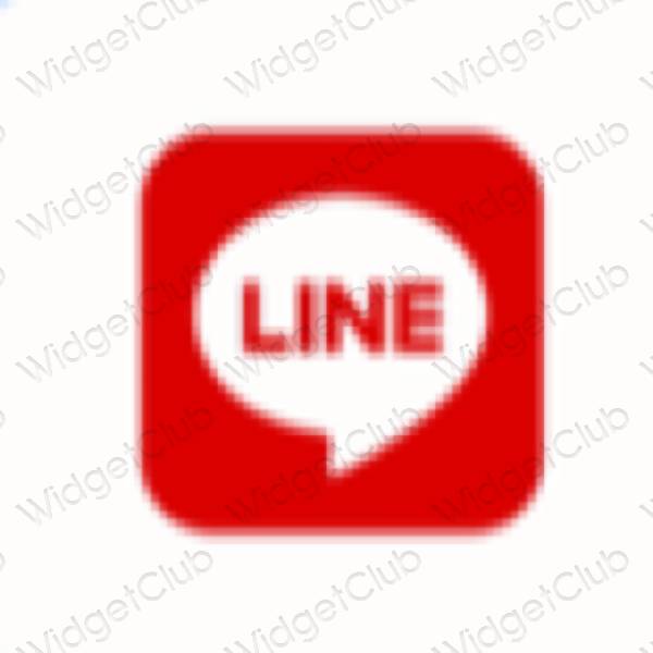 រូបតំណាងកម្មវិធី LINE សោភ័ណភាព