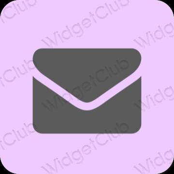 Icônes d'application Mail esthétiques