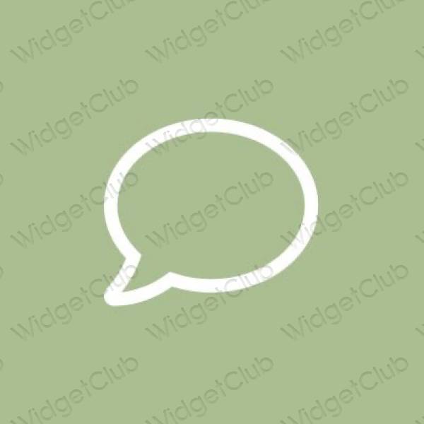 Esthetische Messages app-pictogrammen