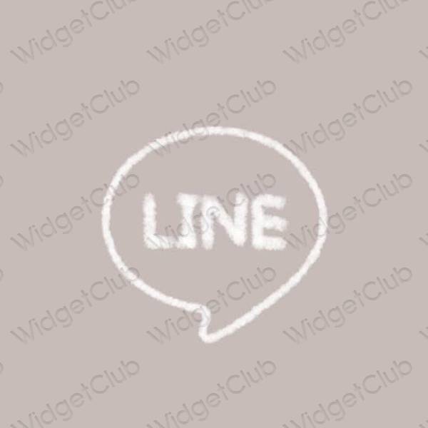 Естетске LINE иконе апликација