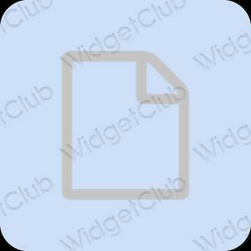 Estetis ungu Notes ikon aplikasi
