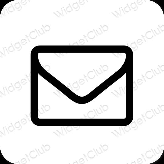 Estetinės Mail programų piktogramos
