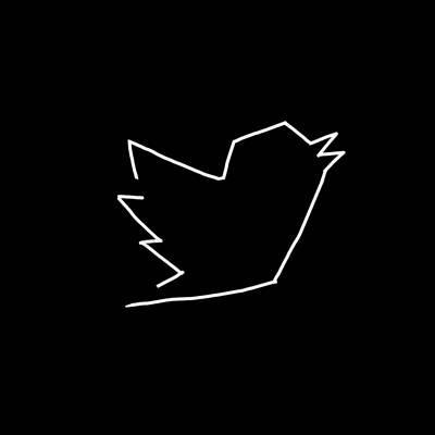 Ästhetisch Schwarz Twitter App-Symbole