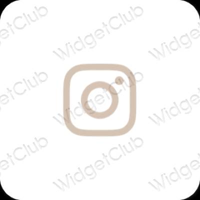 Estetické ikony aplikací Instagram