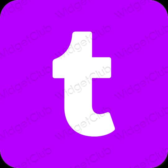Ästhetisch Neon Pink Tumblr App-Symbole