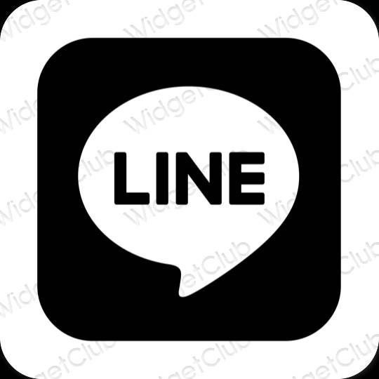 Æstetiske LINE app-ikoner