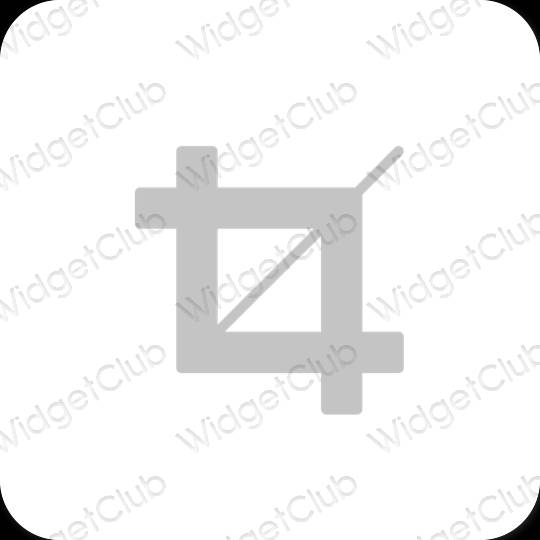 Ästhetische CapCut App-Symbole