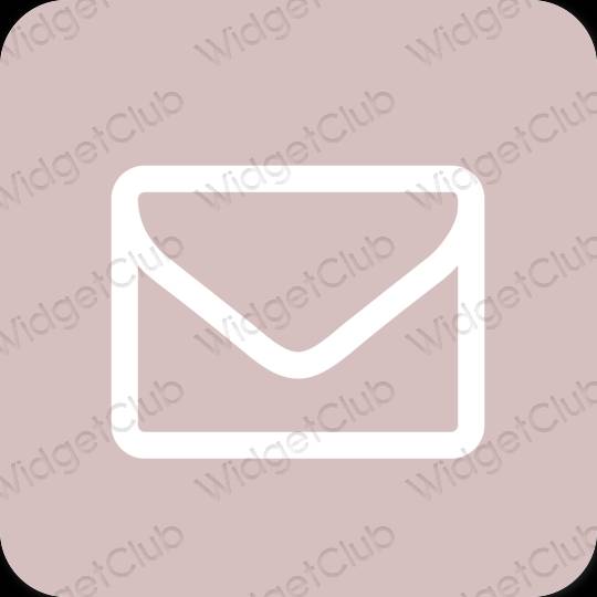 Естетичний рожевий Mail значки програм