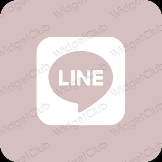 Estetické ikony aplikácií LINE