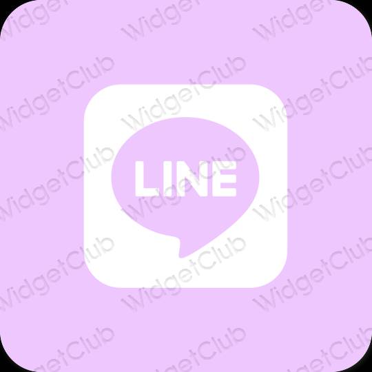 Biểu tượng ứng dụng LINE thẩm mỹ