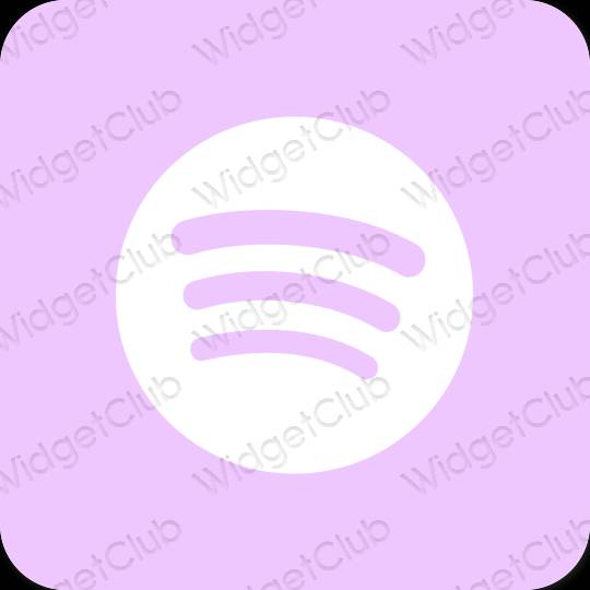 Estética Spotify iconos de aplicaciones