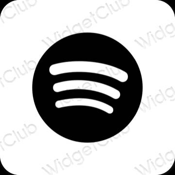 Estetiska Spotify appikoner