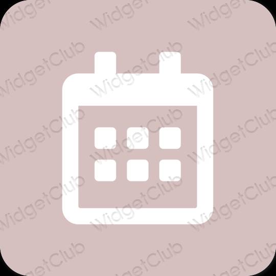 Aesthetic Calendar app icons