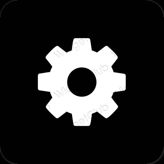 Esthetische Settings app-pictogrammen
