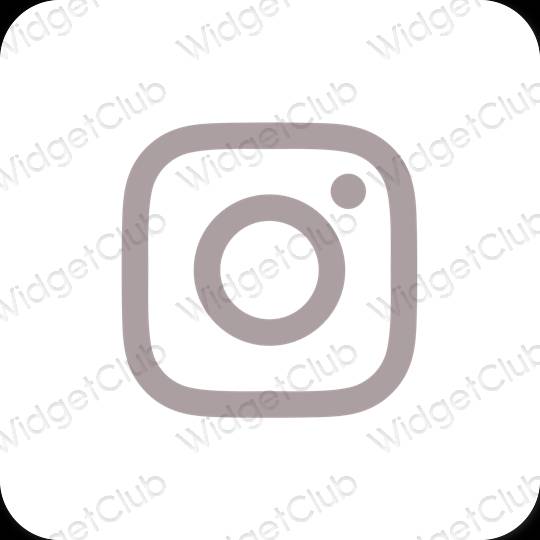 Esthetische Instagram app-pictogrammen