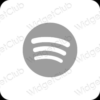 Ästhetische Spotify App-Symbole