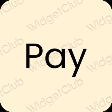 ესთეტიკური PayPay აპლიკაციის ხატები