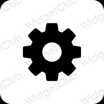 Ästhetische Settings App-Symbole