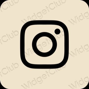 Estetické ikony aplikací Instagram