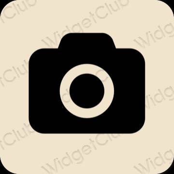 Esthetische Camera app-pictogrammen