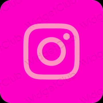 Pink Orange Circle Instragram Icon - Logo De Instagram Png Hd, Transparent  Png - kindpng