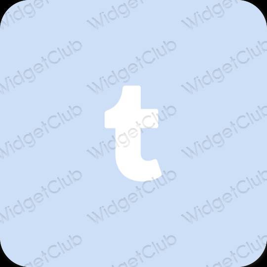 Естетичен лилаво Tumblr икони на приложения