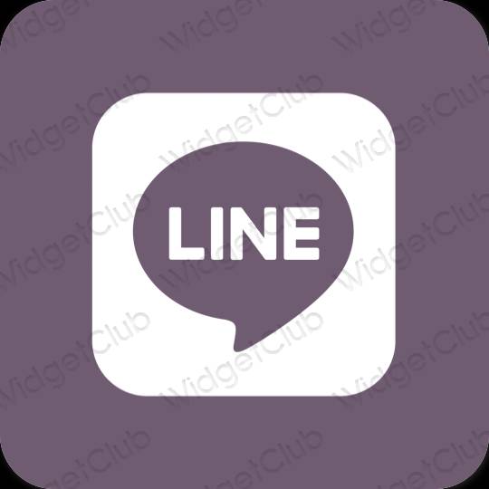 نمادهای برنامه زیباشناسی LINE