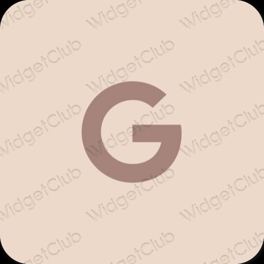 Aesthetic Google app icons