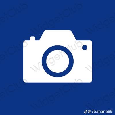 Estetické Fialová Camera ikony aplikácií