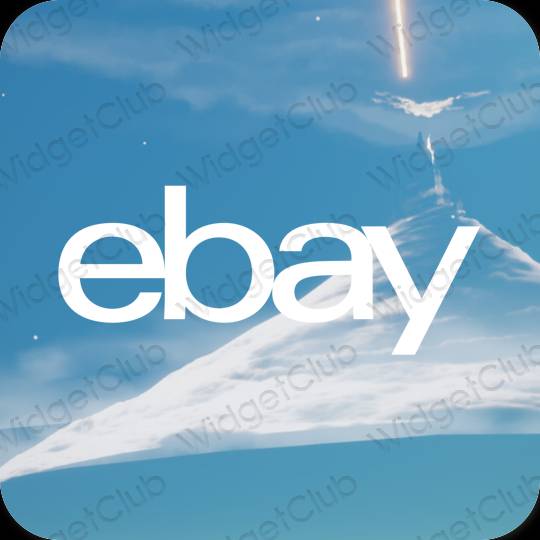 Icônes d'application eBay esthétiques