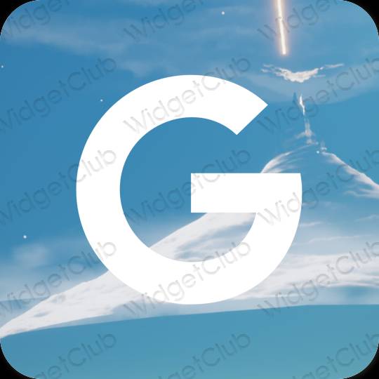 Icônes d'application Google esthétiques