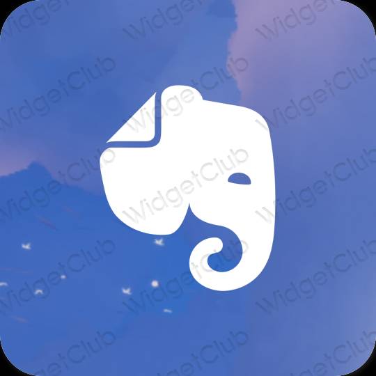 Ästhetische Evernote App-Symbole