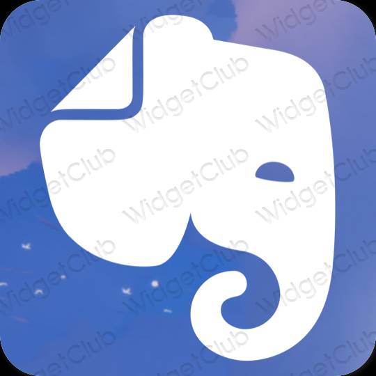 Estetické ikony aplikací Evernote
