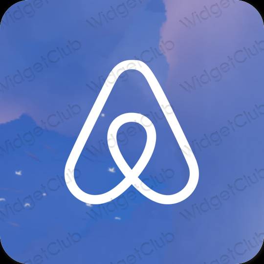 Pictograme pentru aplicații Airbnb estetice