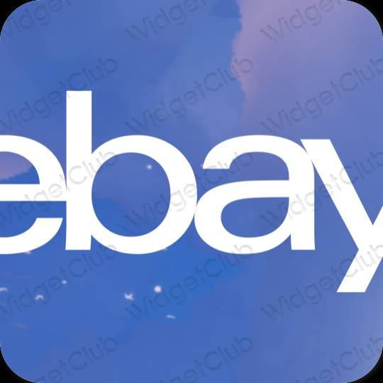 Icônes d'application eBay esthétiques