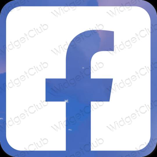 Estetik Facebook uygulama simgeleri