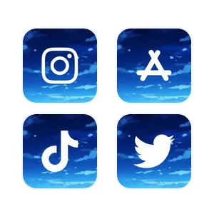 蒼とチョコレート App Icon Pack[9vgqS9NYpUknc9NgK0lj]